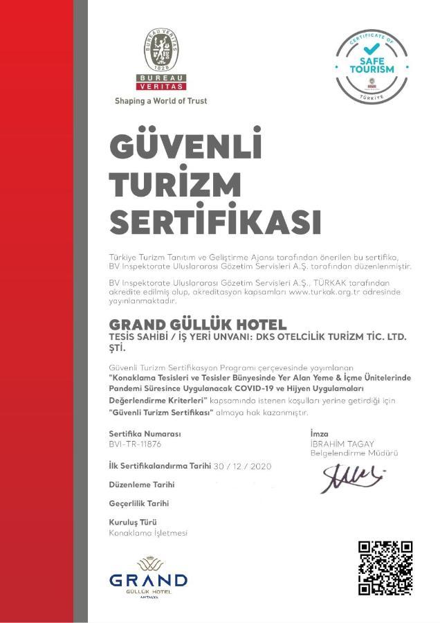 Grand Gulluk Hotel & Spa City Center Анталия Екстериор снимка